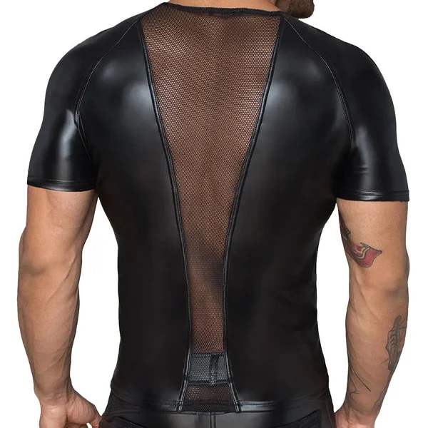 Noir Mens Tshirt Power 3D Net — image 4 of 5