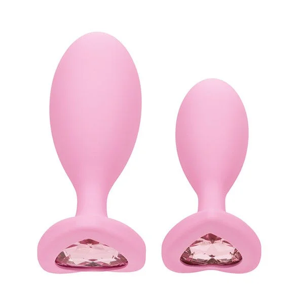 First Time Crystal Booty Duo Silicone Butt Plug Set — image 6 of 7