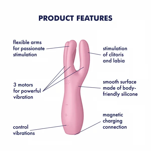 Satisfyer Threesome 3 Lay-On Vibrator — image 11 of 13