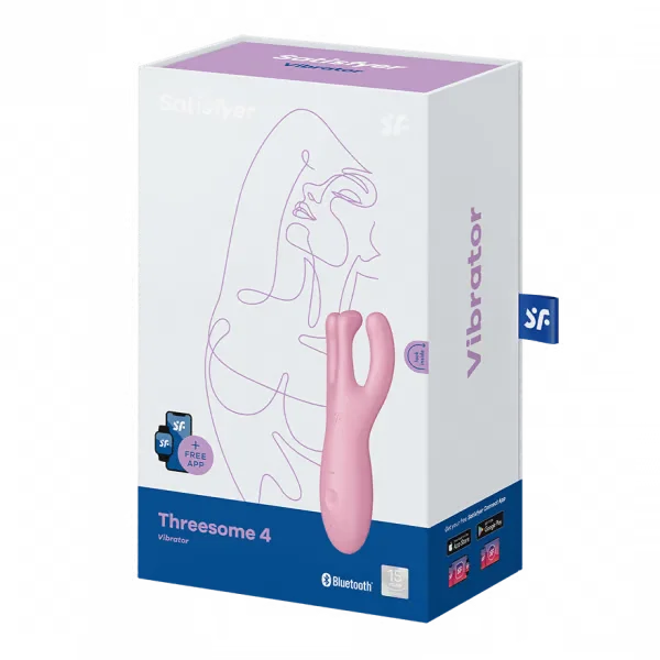 Satisfyer Threesome 4 App-Controlled Lay-On Vibrator — image 13 of 14