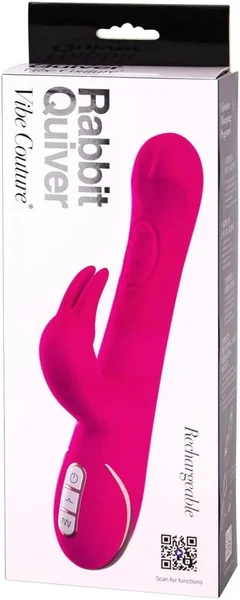 Vibe Couture Rabbit Quiver Thrusting Warming Vibrator — image 5 of 5