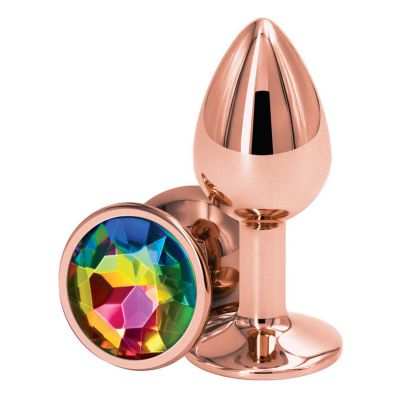 Rear Assets Rose Gold Small BUTT PLUG