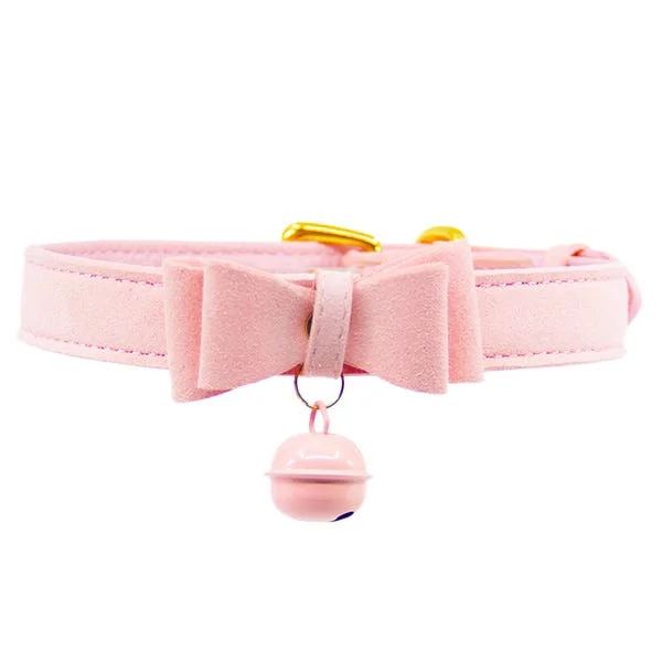 Love In Leather Bow Collar with Cat Bell — image 12 of 16