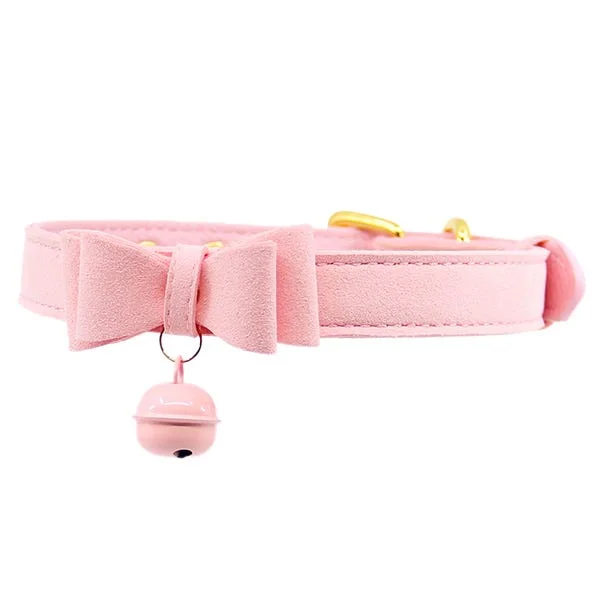 Love In Leather Bow Collar with Cat Bell — image 13 of 16