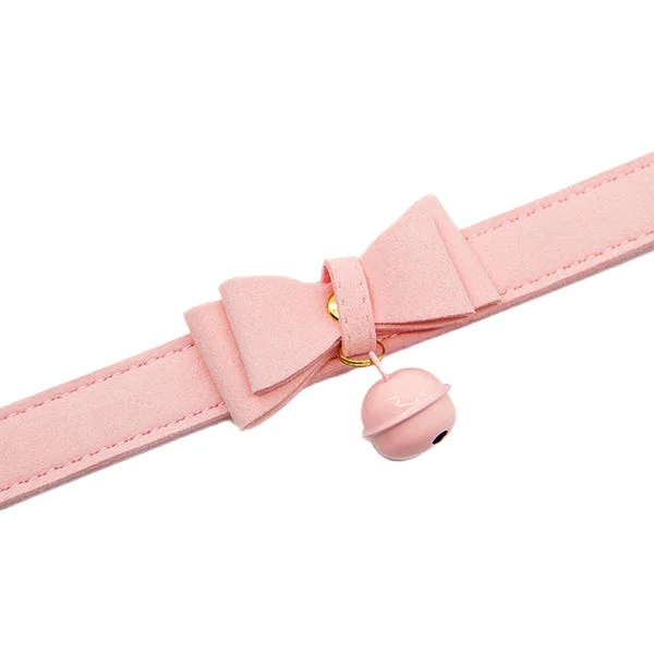 Love In Leather Bow Collar with Cat Bell — image 16 of 16