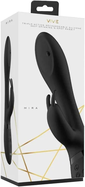 Vive Mira Rotating Beads G-Spot Rabbit Vibrator — image 16 of 17