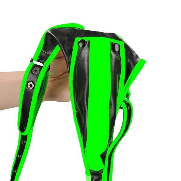 Ouch! Glow In the Dark Bonded Leather Body Harness and Briefs — image 6 of 6