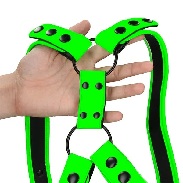 Ouch! Glow in the Dark Bonded Leather Sling Harness — image 8 of 8