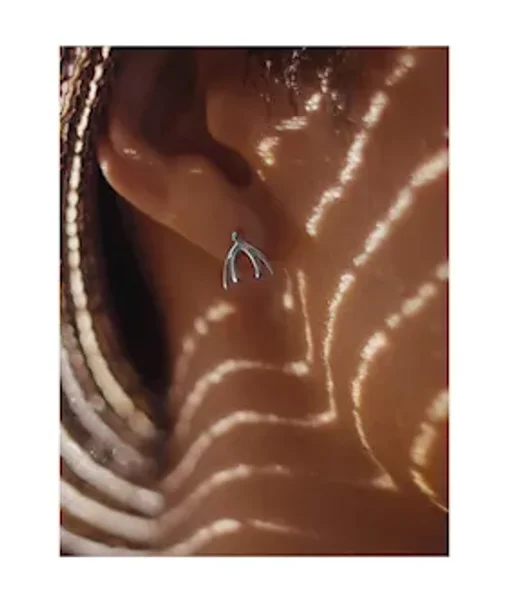 Sterling Silver Clit Earrings — image 2 of 3