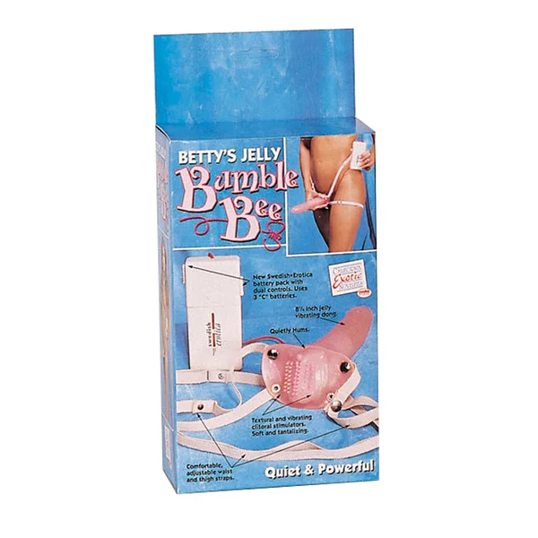 Bettys Jelly Bumble Bee Strap On Vibrating Dong — image 10 of 10