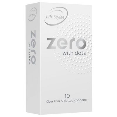 Lifestyles Uber Thin With Dots Condoms 10 Pack