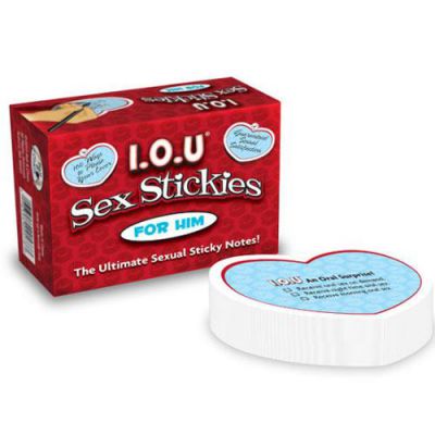 I O U Sex Stickies For Him