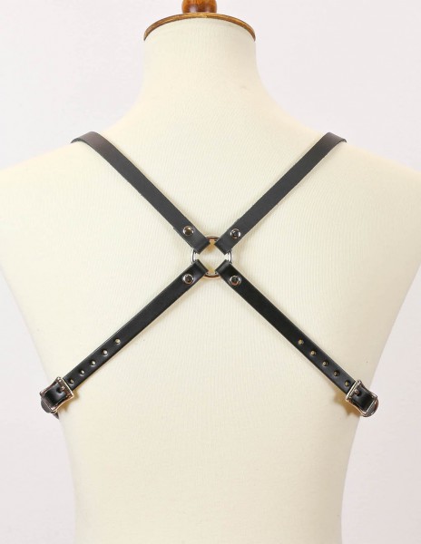 Funk Plus Cross Back Buckle Bra Harness