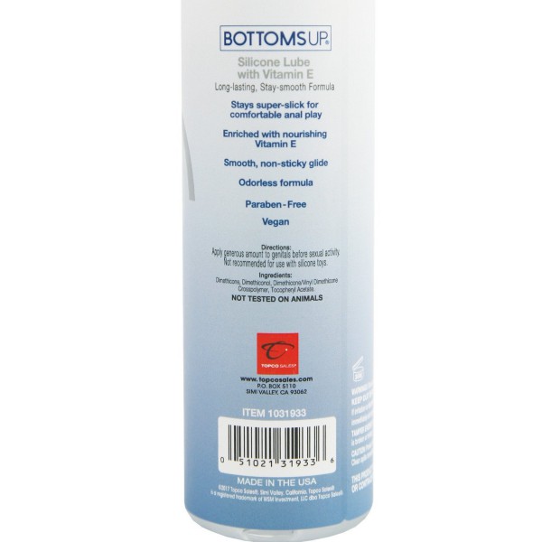 Bottoms Up Silicone Lube w/Vitamin E — image 4 of 4