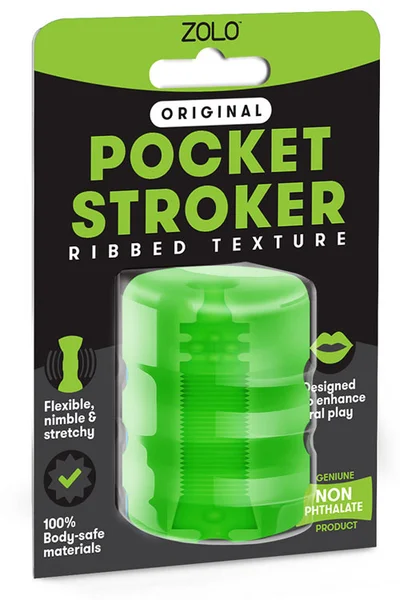 ZOLO Pocket Masturbator & Oral Sex Toy - Ribbed Texture — image 6 of 6