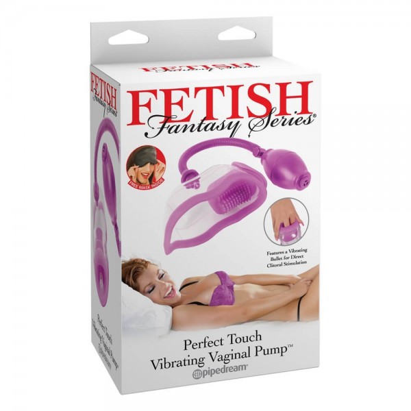 Fetish Fantasy Series Perfect Touch Purple Vibrating Pump