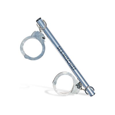 Sex Mischief 26 Metal Spreader Bar with Attached Wrist Ankle Cuffs