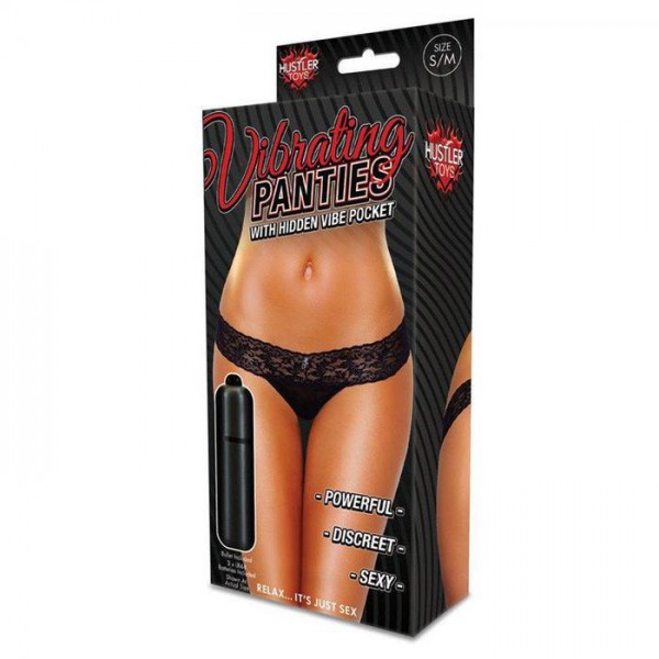 Hustler Vibrating Lace Thong