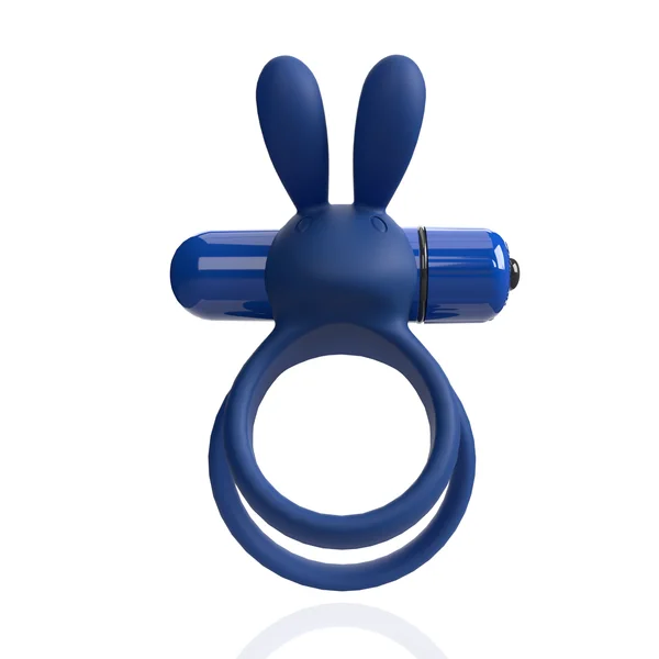 4T Ohare XL Vibrating Silicone Cock Ring By Screaming O - Blueberry — image 6 of 6