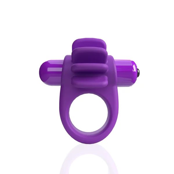 4B Skooch Vibrating Silicone Cock Ring By Screaming O - Grape — image 6 of 6