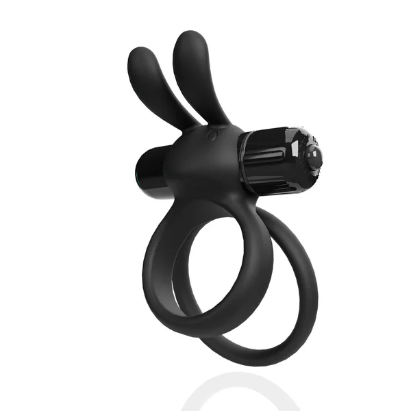 4T Ohare XL Vibrating Silicone Cock Ring By Screaming O - Black — image 6 of 6
