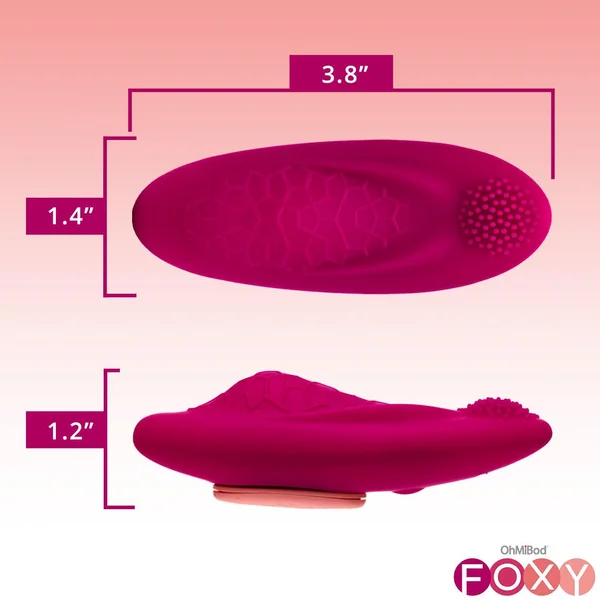 OhMiBod Foxy Bluetooth App Enabled Silicone Waterproof Rechargeable Panty Vibrator — image 14 of 23