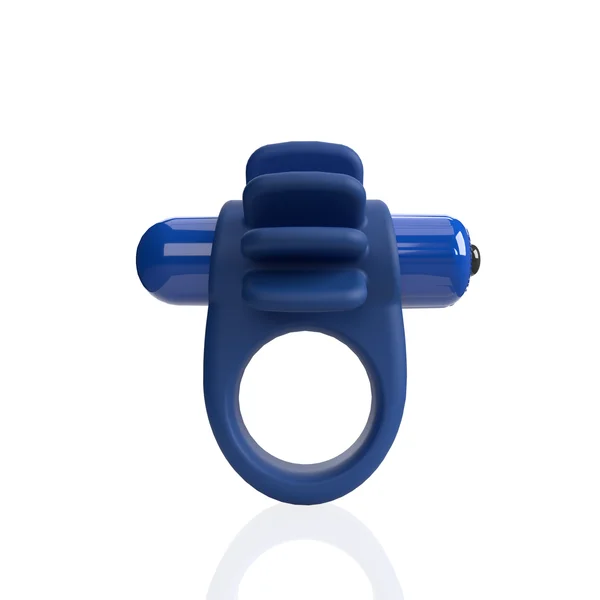 4B Skooch Vibrating Silicone Cock Ring By Screaming O - Blueberry — image 6 of 6
