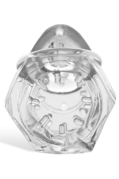 Master Series Rubber Chastity Cage with Nubs