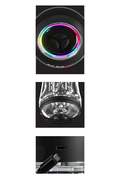 PDX ViewTube Pro See Through 9.1" Sucking & Vibrating Masturbator — image 6 of 9