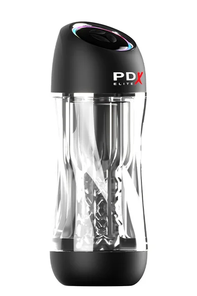 PDX ViewTube Pro See Through 9.1" Sucking & Vibrating Masturbator — image 5 of 9