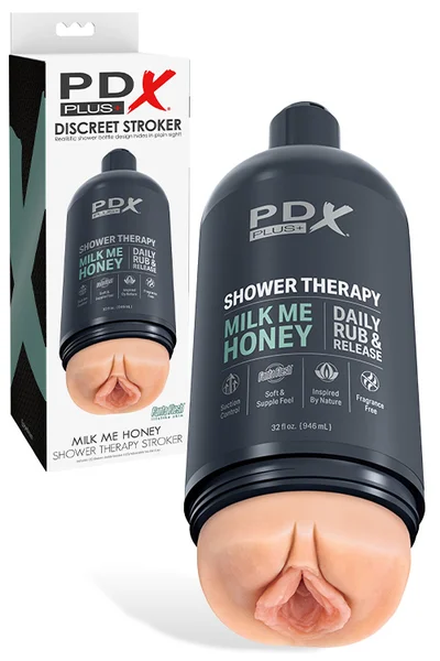 PDX Milk Me Honey 8.1" Discreet Shower Bottle Stroker — image 9 of 12