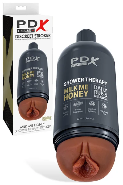 PDX Milk Me Honey 8.1" Discreet Shower Bottle Stroker — image 11 of 12