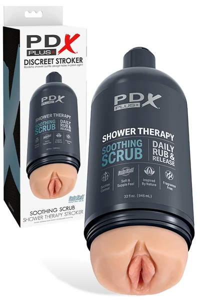 PDX Soothing Scrub 8.1" Discreet Shower Bottle Stroker — image 7 of 12