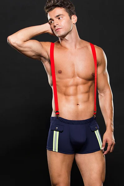 Baci 2 Piece Sexy Fireman Costume — image 3 of 4