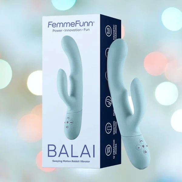 Femme Funn Balai Rabbit Vibrator - Light Blue — image 2 of 4
