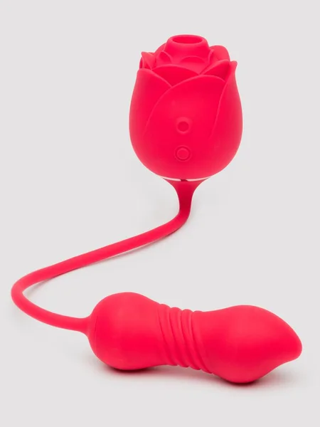 Lovehoney Power Petal 2-in-1 Clitoral Suction Stimulator with Thrusting Egg Vibrator — image 8 of 8