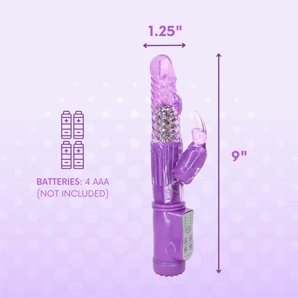 FREE 9 Inch Rotating Orgasm Rabbit in Purple - Add To Your Cart! — image 17 of 17