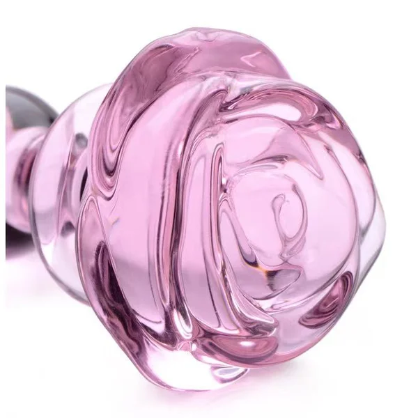 Bloom Rose Glass Anal Plug — image 6 of 7