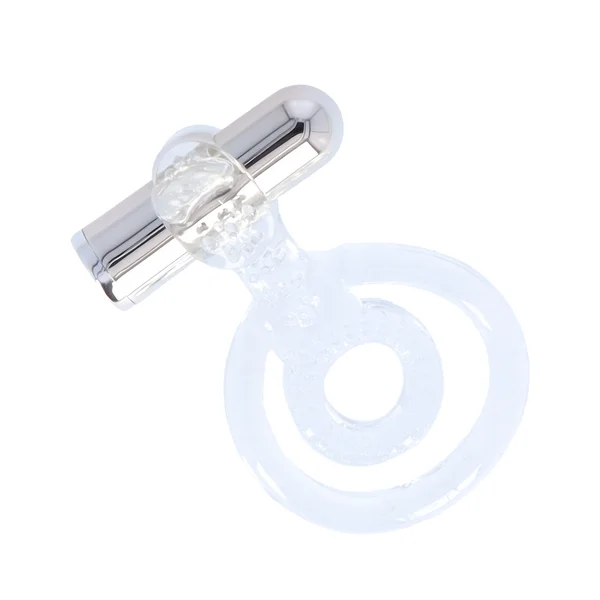 Vibrating Dual Cock Ring with Clit Teasing Tongue — image 3 of 8