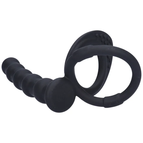 Double Delight Dual Insertion Cock Ring With Anal Probe — image 5 of 6