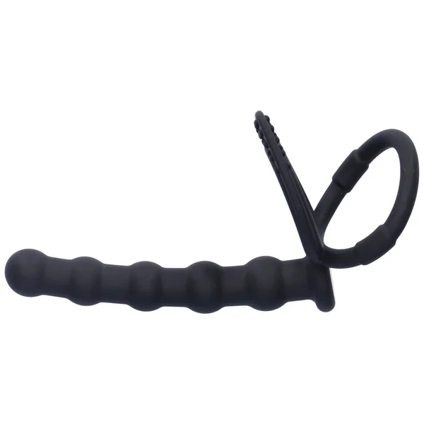 Double Delight Dual Insertion Cock Ring With Anal Probe — image 4 of 6