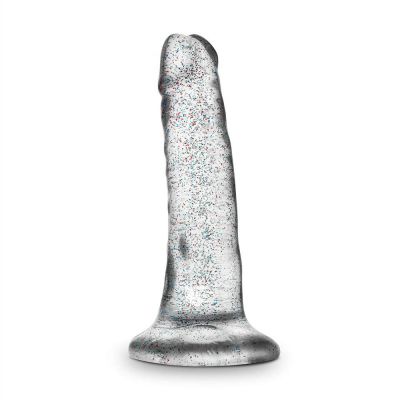 Blush Novelties Naturally Yours Glitter Dong Clear