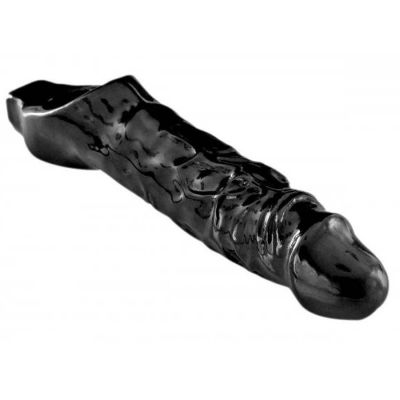 Mamba Penis Extension Sleeve 6 5 Inch Black Cock Sheath