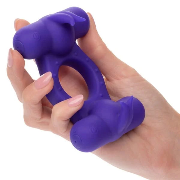 CalExotics Triple Orgasm Enhancer Silicone Cock Ring — image 16 of 16