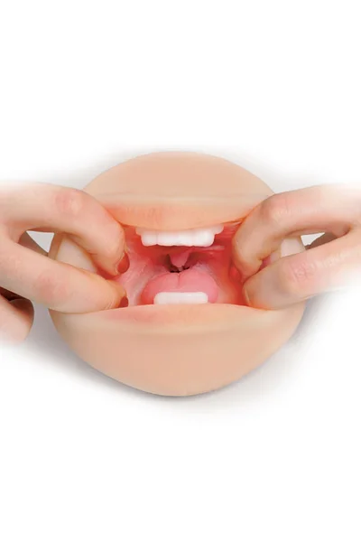 Pipedream Realistic 6.4" Deep Throat Masturbator with Teeth — image 10 of 10