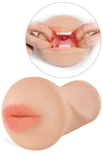 Pipedream Realistic 6.4" Deep Throat Masturbator with Teeth — image 6 of 10