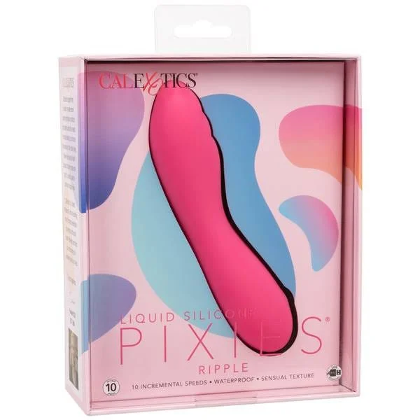 CalExotics Liquid Silicone Pixies Ripple Rechargeable Vibrator — image 11 of 11