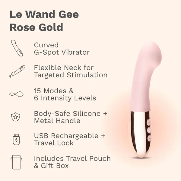 Le Wand Chrome Gee Vibrator