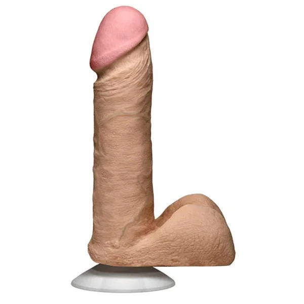 Ultra Realistic Cock 8 inch UR3 White Suction Cup Dildo — image 2 of 3
