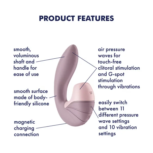 Supernova Old Rose Rabbit Vibrator
